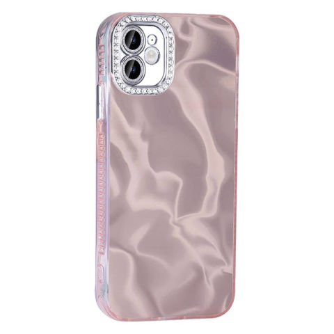 Apple iPhone 11 Kılıf Airbagli Parlak Taş Detay Tasarımlı Patinda Esila Kapak