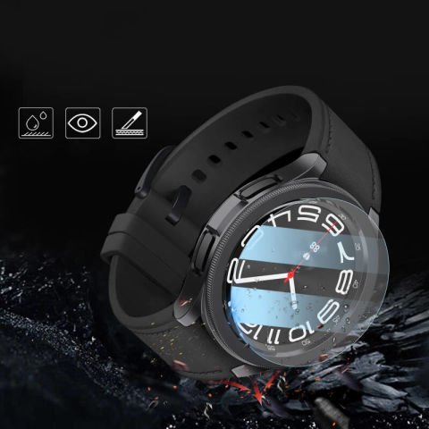 Galaxy Watch 6 Classic 43mm Sert PC Kasa ve Ekran Koruyucu Patinda Watch Gard 29