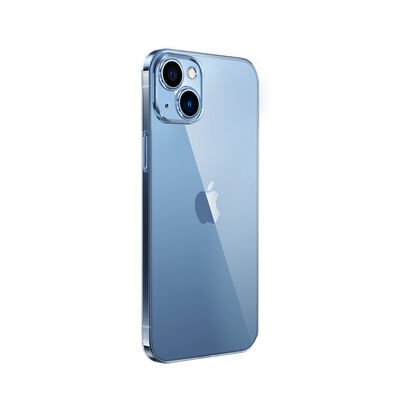 Apple iPhone 13 Kılıf Şeffaf Sert PC Patinda Vayt Kapak