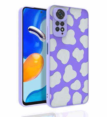 Xiaomi Redmi Note 11 Global Kılıf Desenli Kamera Korumalı Parlak Patinda Nora Kapak