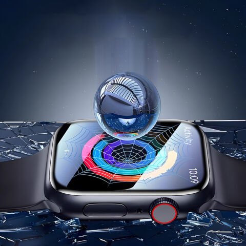 Apple Watch 42mm Wiwu JD-107 Easy Install Serisi HD Ekran Koruyucu Film + Kolay Uygulama Aparatı