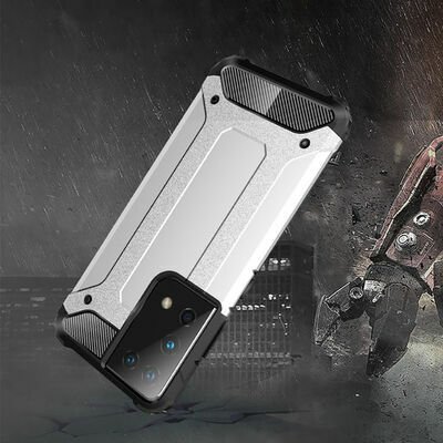Galaxy S21 Ultra Kılıf Patinda Crash Silikon Kapak