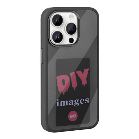 Apple iPhone 14 Pro Kılıf Ekranı Yansıtan Patinda Akıllı NFC Kapak
