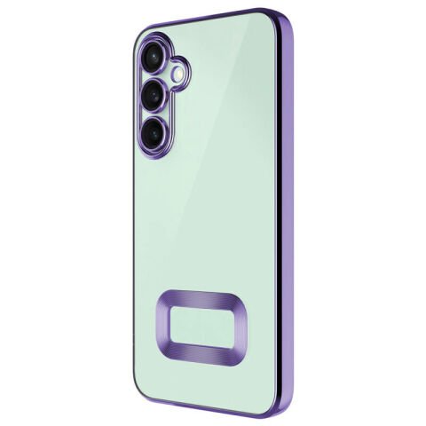 Galaxy A55 Kılıf Kamera Korumalı Logo Gösteren Patinda Omega Kapak