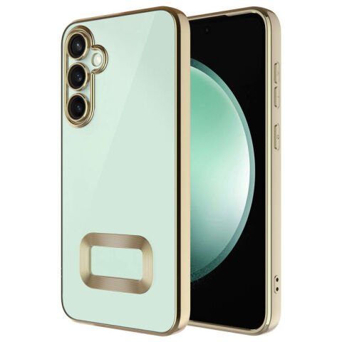 Galaxy A55 Kılıf Kamera Korumalı Logo Gösteren Patinda Omega Kapak
