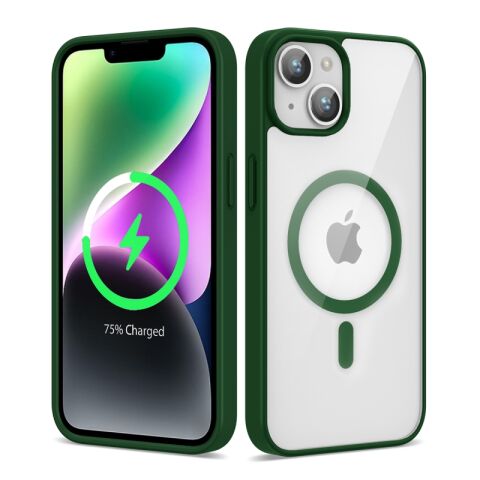 Apple iPhone 13 Kılıf Magsafe Wireless Şarj Özellikli Silikon Patinda Ege Kapak