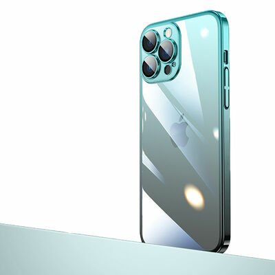 Apple iPhone 13 Pro Kılıf Parlak Renk Geçişli Kamera Korumalı Patinda Senkron Kapak