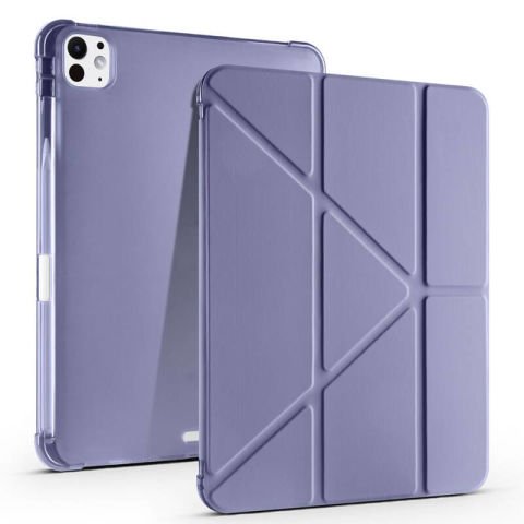 Apple iPad Pro 11 2024 Kılıf Patinda Tri Folding Kalem Bölmeli Standlı Kılıf