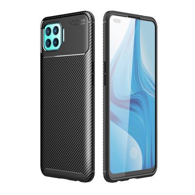 Oppo Reno 4 Lite Kılıf Patinda Negro Silikon Kapak