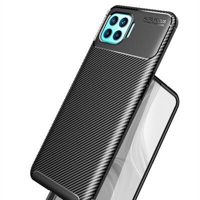 Oppo Reno 4 Lite Kılıf Patinda Negro Silikon Kapak