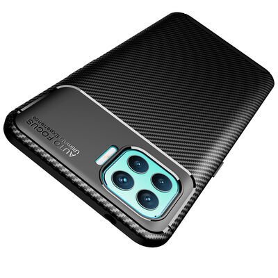 Oppo Reno 4 Lite Kılıf Patinda Negro Silikon Kapak