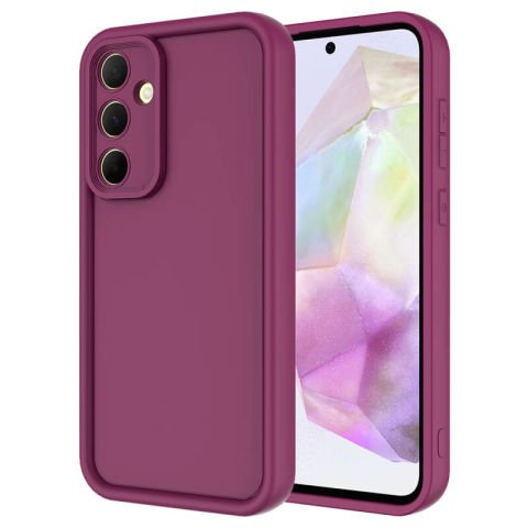 Galaxy A55 Kılıf Kamera Korumalı Patinda Ananas Kapak