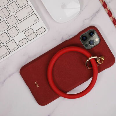 Apple iPhone 12 Kılıf Kajsa Splendid Serisi Morandi Ring Kapak