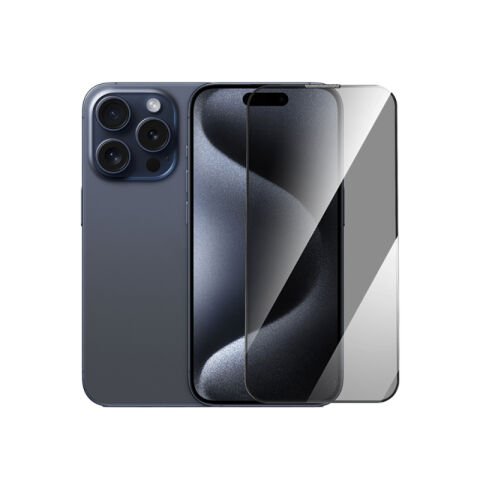 Apple iPhone 16 Pro Wiwu GT-021 Titan Guard Serisi Şok Emici Hibrit Polimer Privacy Ekran Koruyucu Film + Kolay Uygulama Aparatı