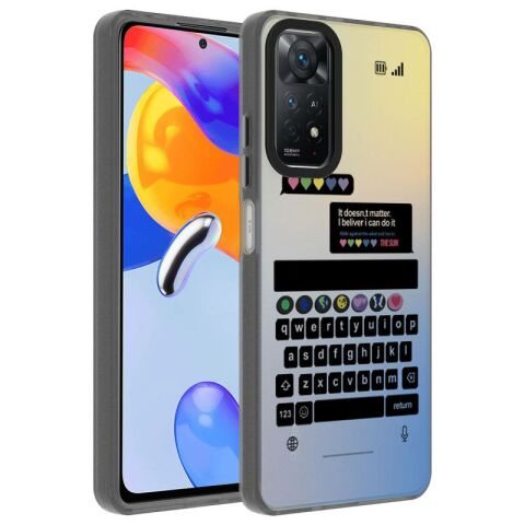 Xiaomi Redmi Note 12 Pro 4G Kılıf Desenli Patinda Dragon Sert Kapak