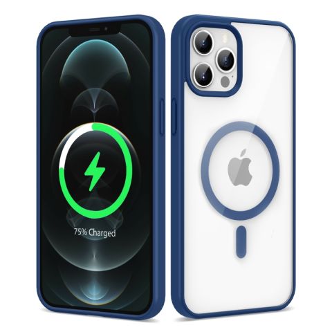 Apple iPhone 12 Pro Max Kılıf Magsafe Wireless Şarj Özellikli Silikon Patinda Ege Kapak