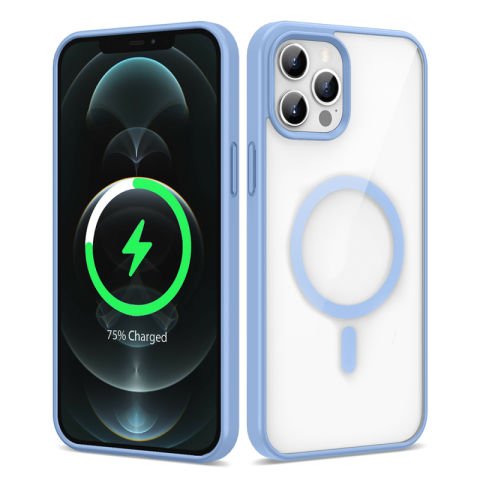 Apple iPhone 12 Pro Max Kılıf Magsafe Wireless Şarj Özellikli Silikon Patinda Ege Kapak
