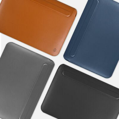 Apple Macbook 14.2' 2021 Wiwu Macbook Skin Pro Portable Stand Kılıf