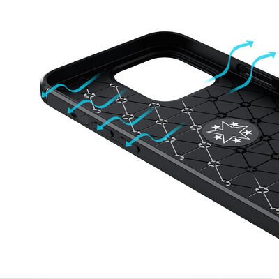 Apple iPhone 13 Pro Kılıf Patinda Ravel Silikon Kapak