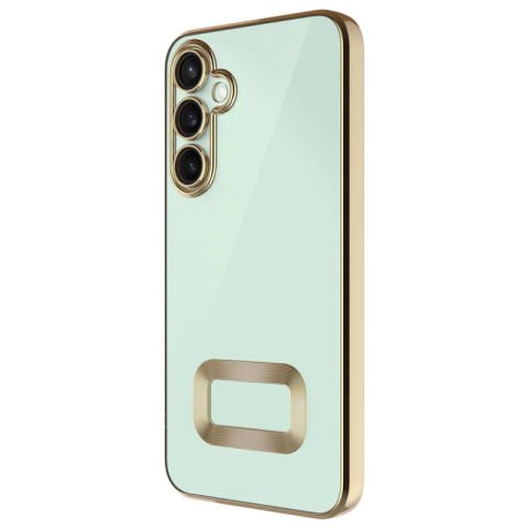 Galaxy A35 Kılıf Kamera Korumalı Logo Gösteren Patinda Omega Kapak