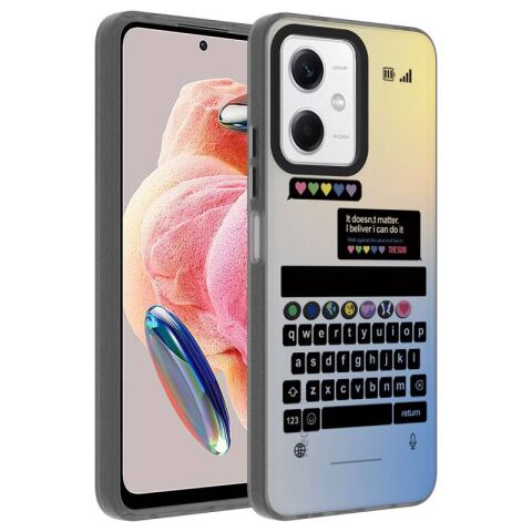 Xiaomi Redmi Note 12 4G Kılıf Desenli Patinda Dragon Sert Kapak