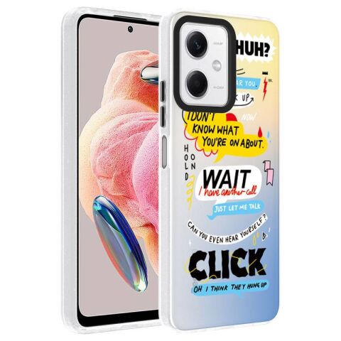 Xiaomi Redmi Note 12 4G Kılıf Desenli Patinda Dragon Sert Kapak