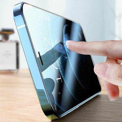 Apple iPhone 16E Patinda Rika Premium Privacy Temperli Cam Ekran Koruyucu