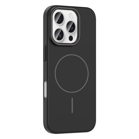 Apple iPhone 16 Pro Max Kılıf Magsafe Şarj Özellikli Patinda Ruby Sert Kapak