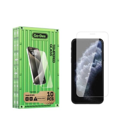 Apple iPhone 11 Pro Go Des Parmak İzi Bırakmayan 9H Oleofobik Bom Glass Ekran Koruyucu
