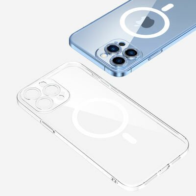 Apple iPhone 13 Pro Kılıf Kamera Korumalı Magsafe Sert PC Patinda Porto Kapak