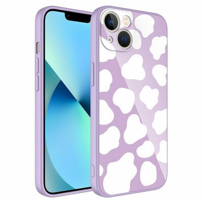 Apple iPhone 13 Kılıf Kamera Korumalı Desenli Sert Silikon Patinda Epoksi Kapak