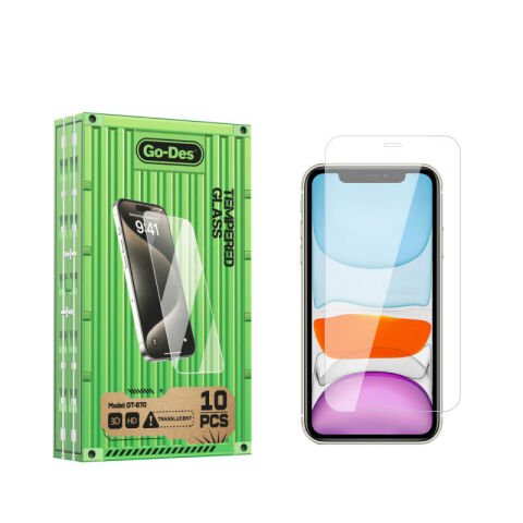 Apple iPhone 11 Go Des Parmak İzi Bırakmayan 9H Oleofobik Bom Glass Ekran Koruyucu