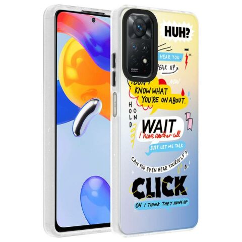 Xiaomi Redmi Note 11 Pro 5G Kılıf Desenli Patinda Dragon Sert Kapak