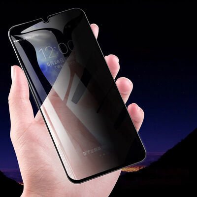 Oppo A5 2020 Patinda New 5D Privacy Temperli Ekran Koruyucu
