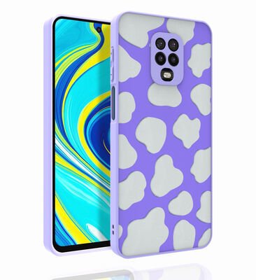 Xiaomi Redmi Note 9S Kılıf Desenli Kamera Korumalı Parlak Patinda Nora Kapak
