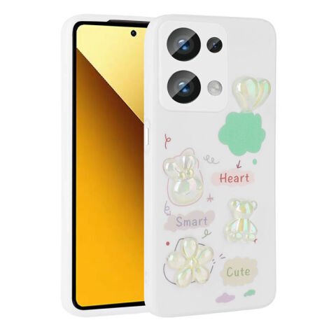 Xiaomi Redmi Note 13 Pro 4G Kılıf Kabartma Figürlü Parlak Patinda Toys Silikon Kapak