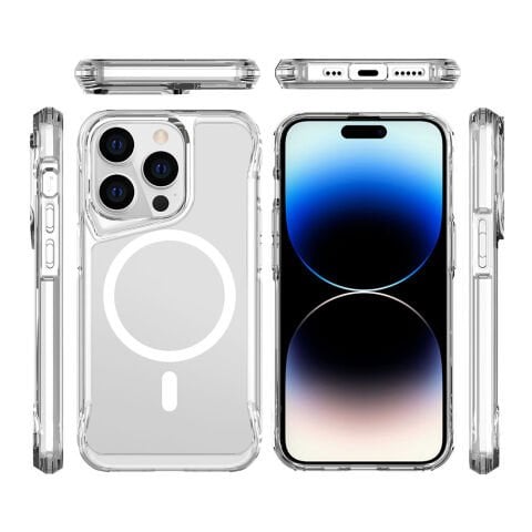 Apple iPhone 15 Pro Max Kılıf Patinda Magsafe Şarj Özellikli T-Max Magsafe Kapak