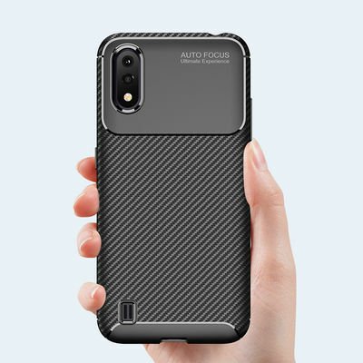 Galaxy A01 Kılıf Patinda Negro Silikon Kapak