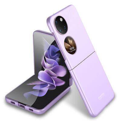 Huawei P50 Pocket Kılıf Patinda Sert Kıpta Kapak