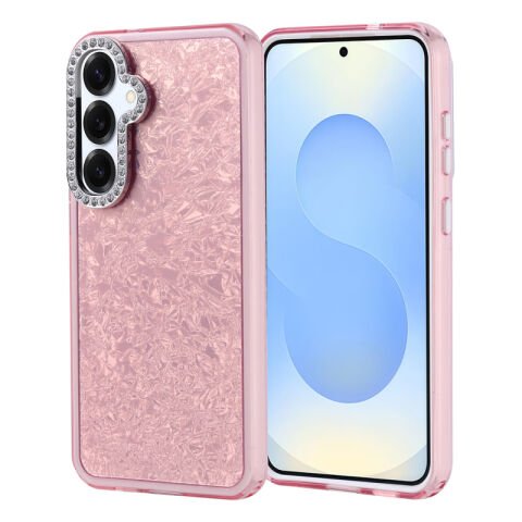 Galaxy S25 Plus Kılıf Taşlı Tasarımlı Patinda Kapi Kapak