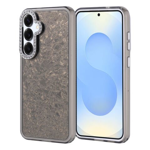 Galaxy S25 Plus Kılıf Taşlı Tasarımlı Patinda Kapi Kapak