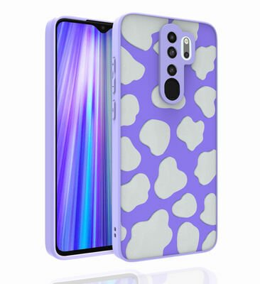 Xiaomi Redmi Note 8 Pro Kılıf Desenli Kamera Korumalı Parlak Patinda Nora Kapak