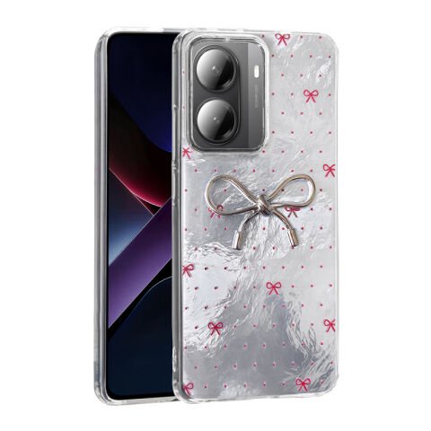 Xiaomi Poco X7 Pro Kılıf Kamera Korumalı Figürlü Patinda Ponti Silikon Kapak