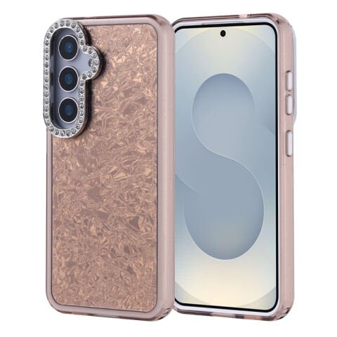 Galaxy S25 Kılıf Taşlı Tasarımlı Patinda Kapi Kapak