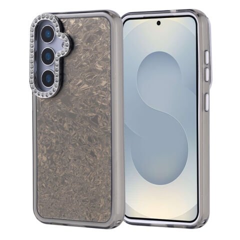 Galaxy S25 Kılıf Taşlı Tasarımlı Patinda Kapi Kapak