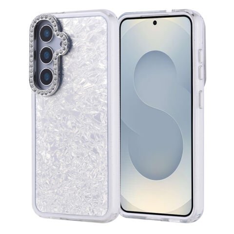 Galaxy S25 Kılıf Taşlı Tasarımlı Patinda Kapi Kapak