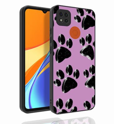 Xiaomi Redmi 9C Kılıf Desenli Kamera Korumalı Parlak Patinda Nora Kapak