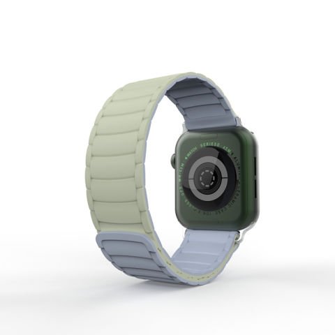 Apple Watch 7 41mm Patinda KRD-122 Silikon Kordon Strap Kayış