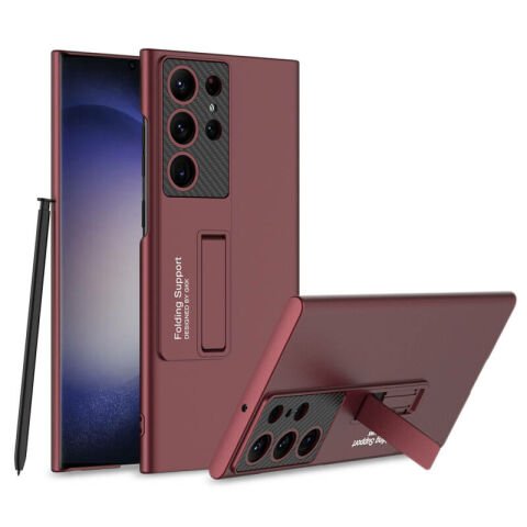 Galaxy S24 Ultra Kılıf Patinda Standlı Ays Kapak