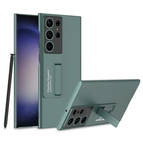 Galaxy S24 Ultra Kılıf Patinda Standlı Ays Kapak